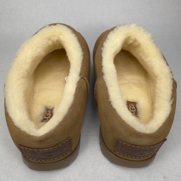 UGG Pumped Slide Chestnut Suede Comfort Womens Slippers Size 9 - Picture 12 of 13